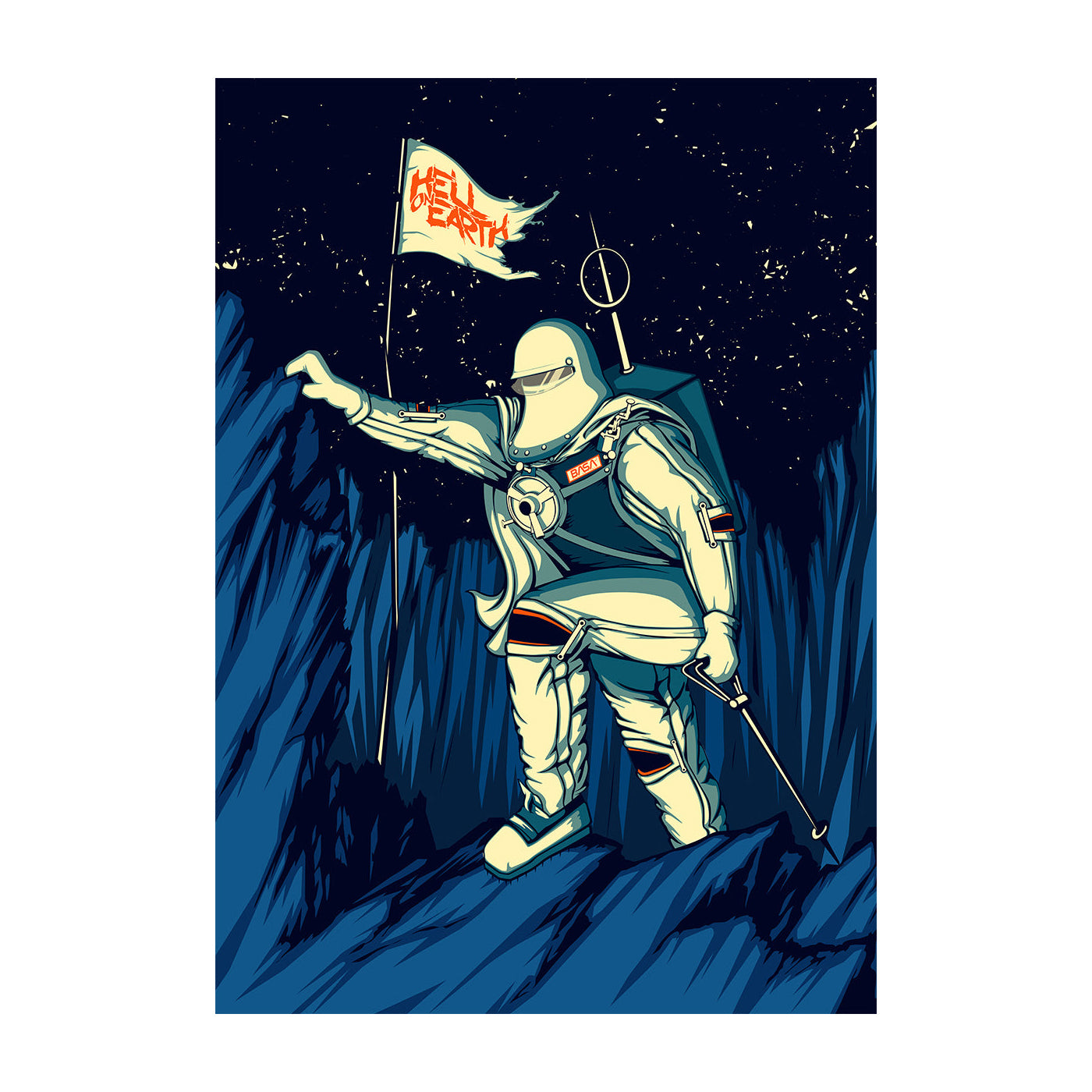 The BASA Moon Landing Poster