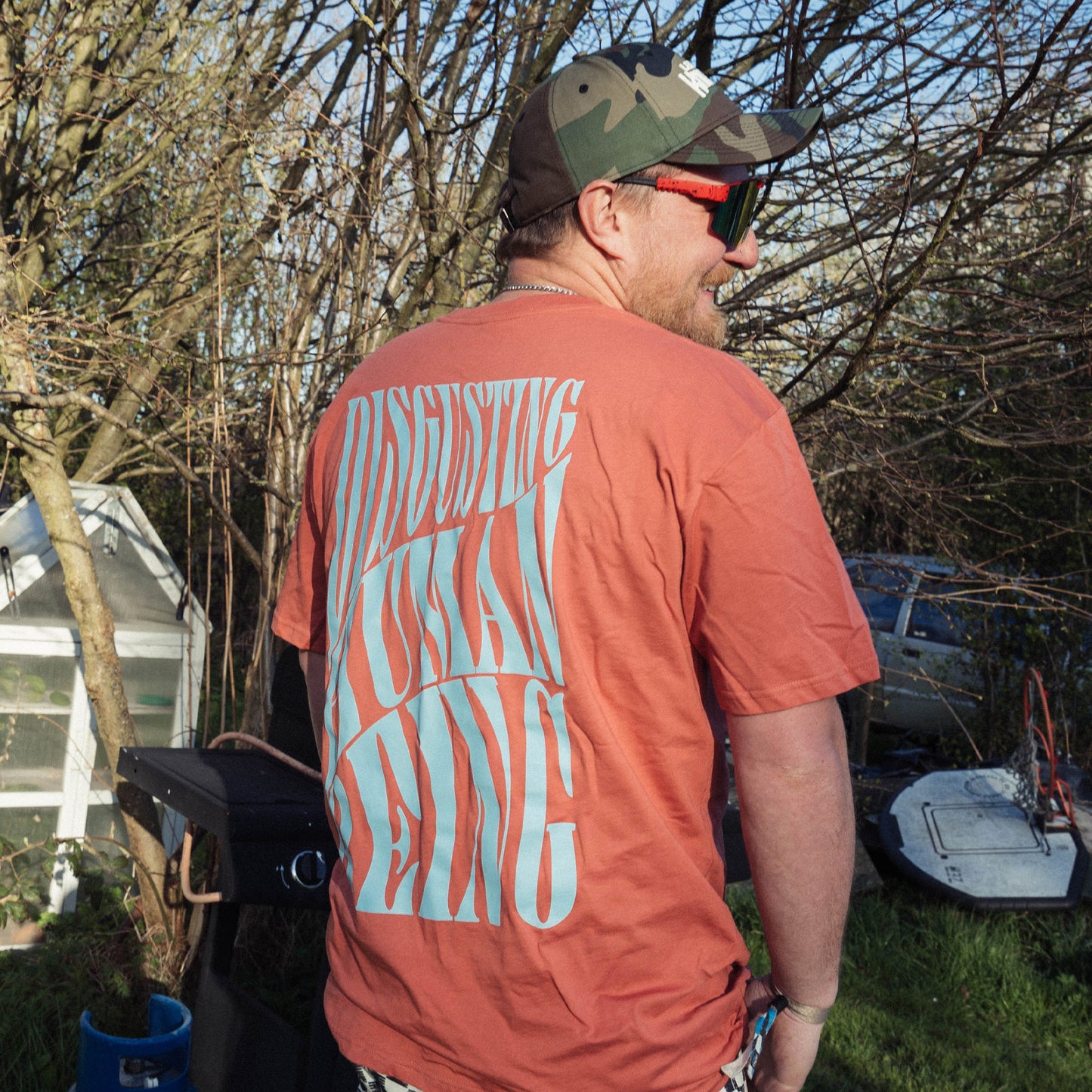 Disgusting Human Being T-Shirt (Coral)