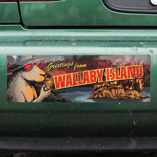 Wallaby Island Bumper Sticker