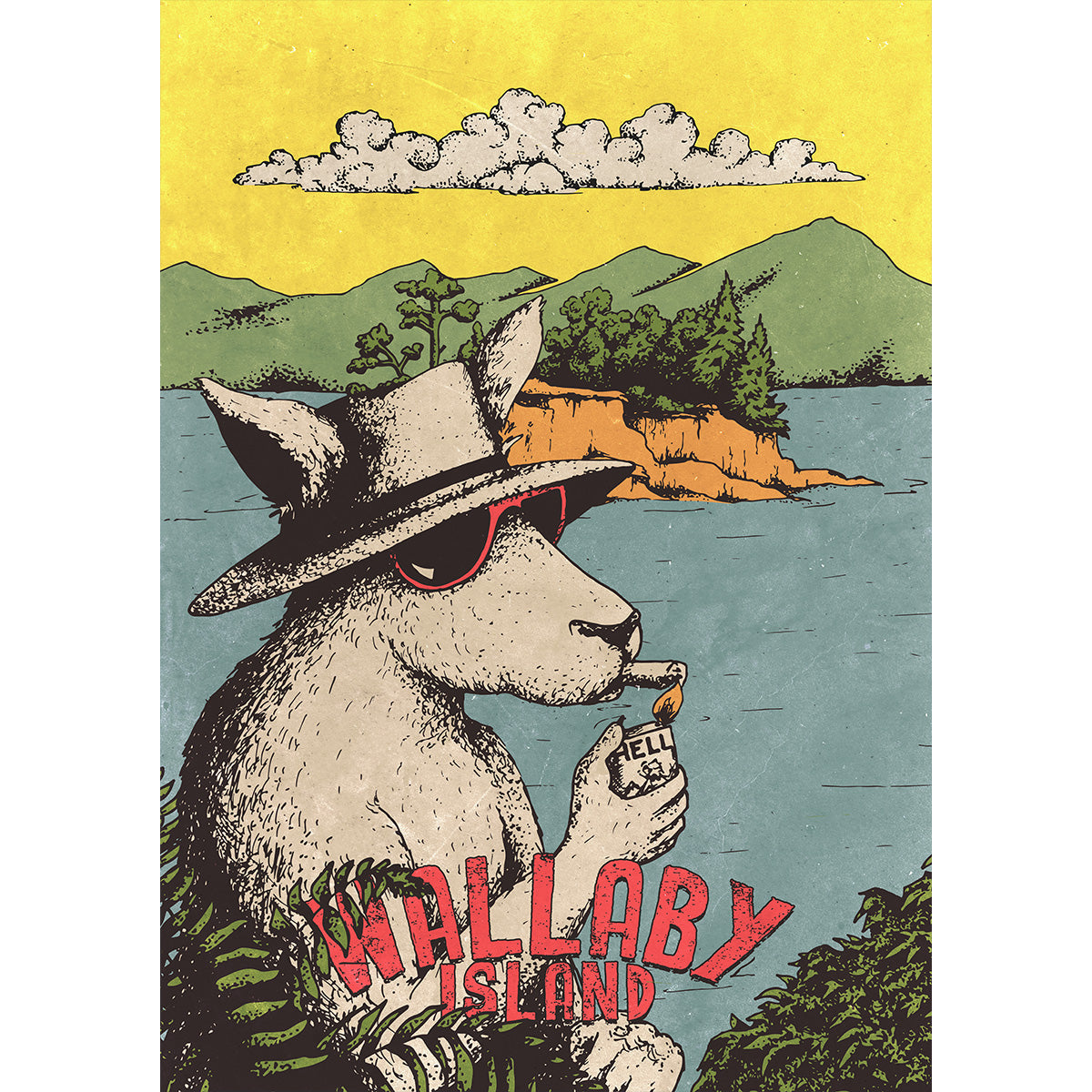 Wallaby Island Poster