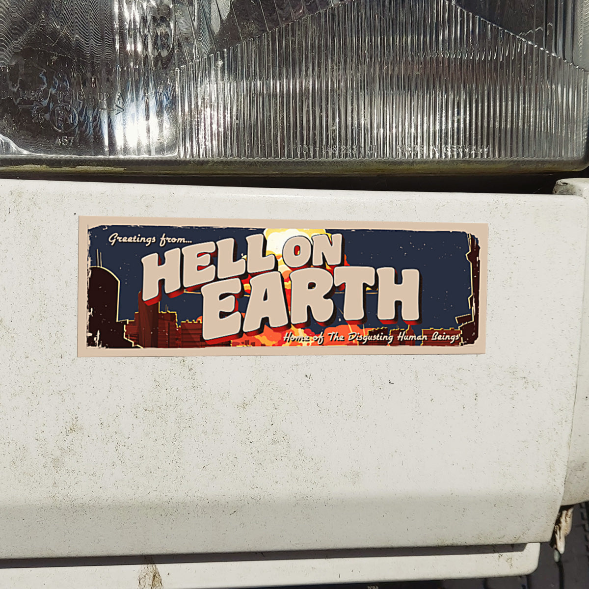 Greetings from Hell... Bumper Sticker